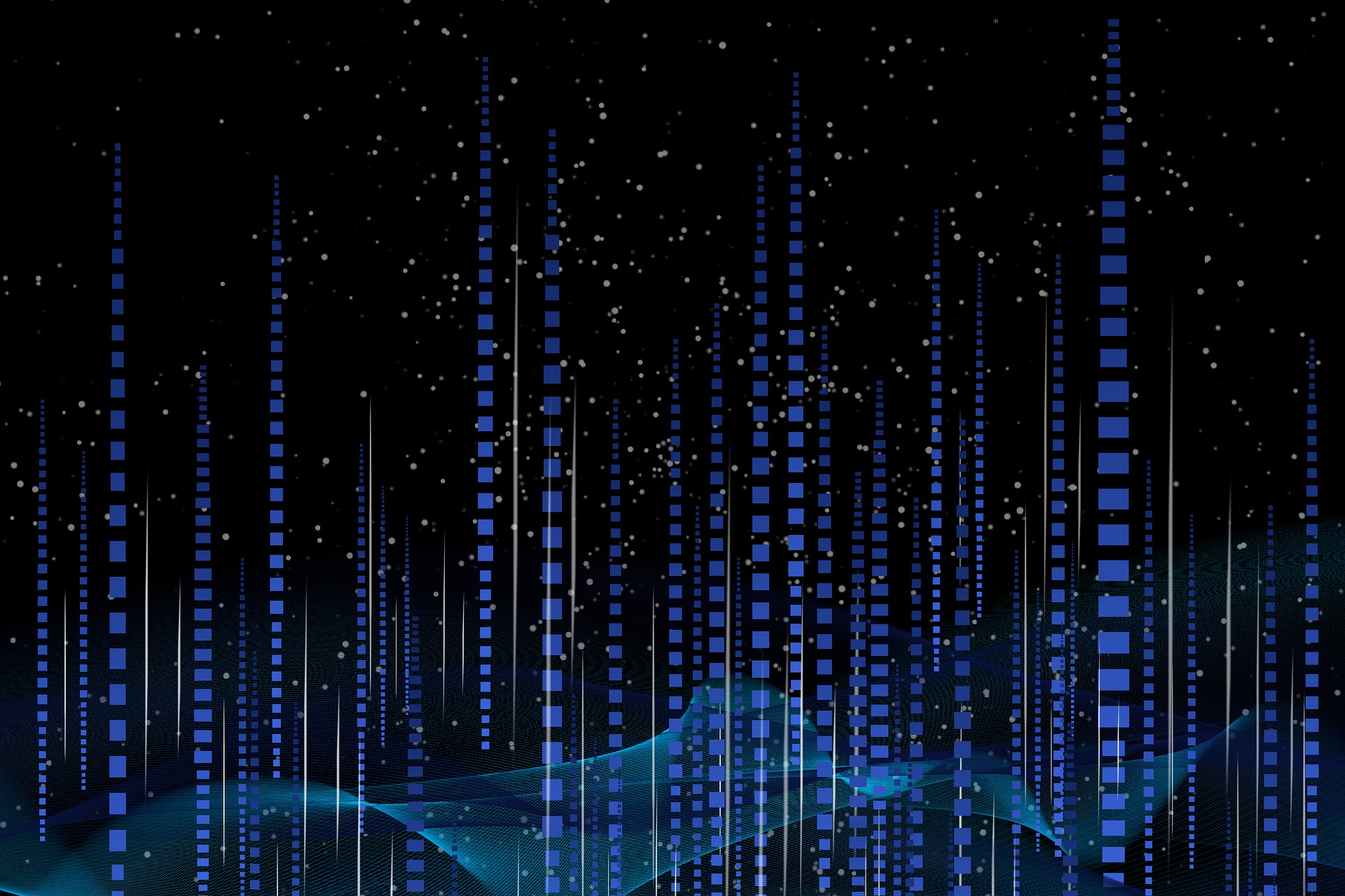 Picture with binary codes